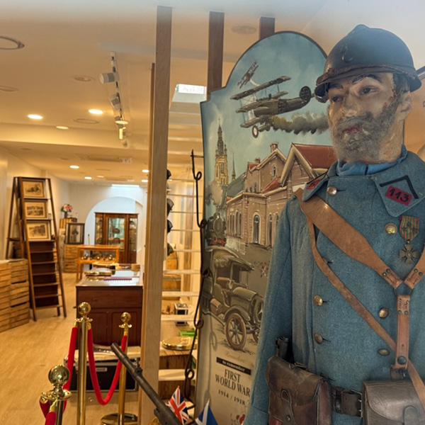 Mike's Antiques and Souvenirs Shop Ypres | World War I antiques and military collectibles